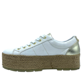 Tenis Coruña Blanco/Oro