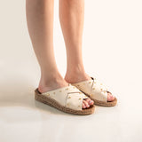 Sandalias Miriam Beige