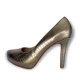 Tacones Carmen Gris Plateado