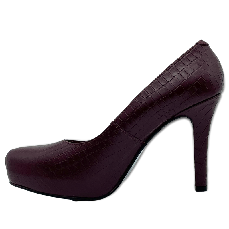 Tacones Carmen Vino